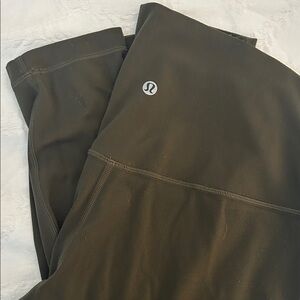 lululemon athletica Olive Align HR Leggings Sz 8 7/8 Length